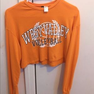 Long sleeve crop top from H&M